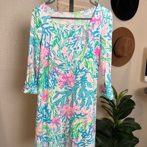 Lily Pulitzer Bailee Dress “Multi Coral Bay” XS Colorful